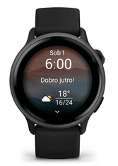 Garmin Vivoactive 6 pametna ura, črno/siva