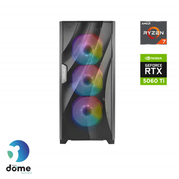 Anni Gamer Extreme namizni računalnik, R7-7700X, 32GB, SSD2TB, RTX5060Ti, FreeDOS