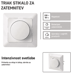 Emos Triac zatemnilnik za zatemnilne LED žarnice, bel (A6003.0)