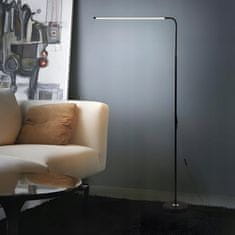 Dexxer 12W LED gibljiva talna svetilka 180cm USB črna