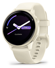 Garmin Vivoactive 6 pametna ura, belo/zlata