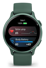 Garmin Vivoactive 6 pametna ura, zelena