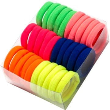 For Fun & Home Nabor 30 močnih in elastičnih gumic za lase, 4,5 cm, material elastična plastika