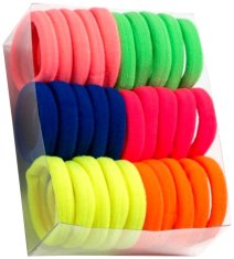 For Fun & Home Nabor 30 močnih in elastičnih gumic za lase, 4,5 cm, material elastična plastika