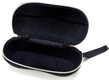 Camerazar Trdna torbica za očala z mehkobo v notranjosti, črna, 17x8x5,5 cm