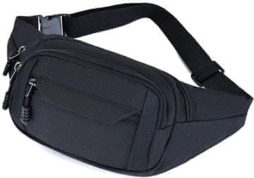 Camerazar Moška vodoodporna torba s nastavljivim trakom, sintetični material, 34x14x5 cm