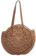 Camerazar Krožna torbica iz slame klasičen boho stil