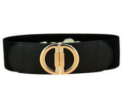 Camerazar Elegantni ženski elastični pas za obleke z zaponko DD, 64-95 cm, širina 6 cm, sintetični material