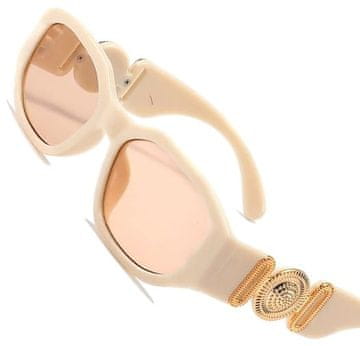 Camerazar Unisex sončna očala s pravokotnimi stekli, bežna, plastičen okvir, UV400 kat. 3 filter