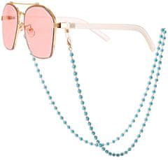 Camerazar Retro veriga za očala iz koralov, kovinski material, dolžina cca