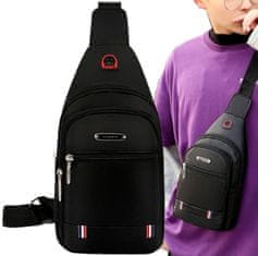 Camerazar Moška mestna torba čez ramo, vodoodporen material Oxford, širina 19 cm - višina 30 cm - globina 5 cm