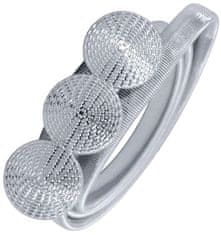 Camerazar Srebrni kovinski trak Spring Armour SNAKE, dolžina 78-120 cm, dimenzije sponke 6,5x2,5 cm