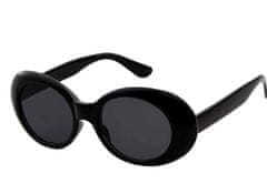 Camerazar Ovalna sončna očala v retro stilu, plastičen okvir, UV 400 filtr kategorija 3