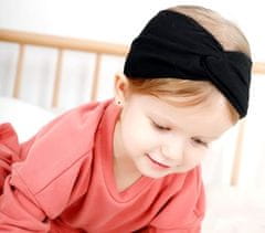 For Fun & Home Dječja modna turban traka, univerzalna veličina, ugodan i mekan materijal, širina 9,5 cm