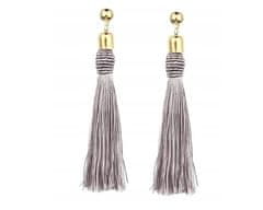 For Fun & Home Dolge viseče uhane Glosters Long Tassel Dangle, dolžina 11 cm - širina 1,5 cm - pritrditev na puzetah