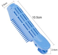 For Fun & Home Clip-in valjček za dvig las pri koreninah, roza, plast, 2,5 cm x 10,5 cm - paket 5 kosov