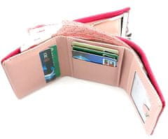 Camerazar Eleganten Majhen Ženski Denarnica na Zadrgo, Črna, Ekoloska Usnje, 11x8.5x3.5 cm