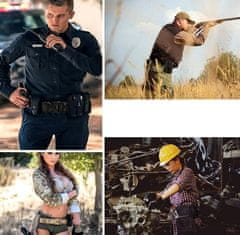 Camerazar Taktični pas SURVIVAL, širina 5 cm, najlon, dolžina nastavljiva do 130 cm