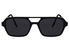 Camerazar Moderne kvadratne sončne očala za ženske, plastika, UV400 filter, 136 mm