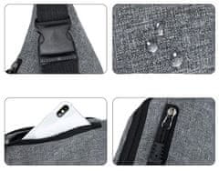Camerazar Vodoodporna moška aktovka iz prijetnega sintetičnega materiala, 34x14x5 cm, z nastavljivim trakom