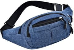 Camerazar Moška ledvična torba Vodoodporna, sintetični material, 34x14x5 cm