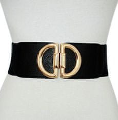 Camerazar Elegantni ženski elastični pas za obleke z zaponko DD, 64-95 cm, širina 6 cm, sintetični material