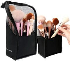 Camerazar Organizator za čopiče in svinčnike, črn PVC+TPU material, dimenzije 25x13x13 cm