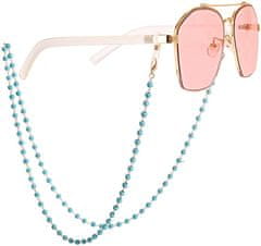 Camerazar Retro veriga za očala iz koralov, kovinski material, dolžina cca