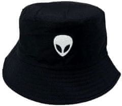 Camerazar Ribiška kapa BUCKET HAT, Črna - Poliestr in Bombaž, Univerzalna Velikost 52-58 cm