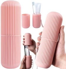 Camerazar Univerzalna potovalna torbica za zobno ščetko in pasto, plastika, 20 cm