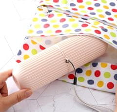 Camerazar Univerzalna potovalna torbica za zobno ščetko in pasto, plastika, 20 cm