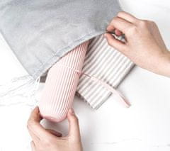 Camerazar Univerzalna potovalna torbica za zobno ščetko in pasto, plastika, 20 cm