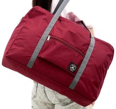 Camerazar Maxi Potovalni Organizator v bordo barvi, vodoodporen najlon, 48x32x16 cm