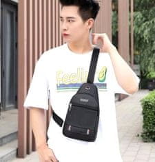 Camerazar Moška mestna torba čez ramo, vodoodporen material Oxford, širina 19 cm - višina 30 cm - globina 5 cm