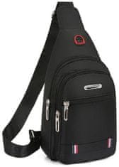 Camerazar Moška mestna torba čez ramo, vodoodporen material Oxford, širina 19 cm - višina 30 cm - globina 5 cm