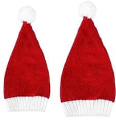 Camerazar Unisex Otroška Santa kapa, Rdeča, Akrilna vlakna, Univerzalna velikost