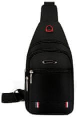 Camerazar Moška mestna torba čez ramo, vodoodporen material Oxford, širina 19 cm - višina 30 cm - globina 5 cm