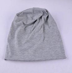 Camerazar Unisex Kapa Beanie Oversize, Svetlo Siva, Akrija, 25.5 cm