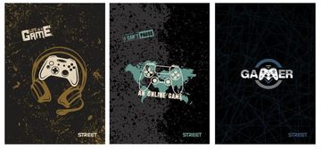 VSE ZA ŠOLO Zvezek a4 mp črtan 54l street gaming z robom