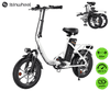 isinwheel U4 električno kolo, zložljivo, 250 W, do 88 km, belo