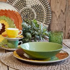 FADE MAISON 18-delni set krožniki Batik / porcelan