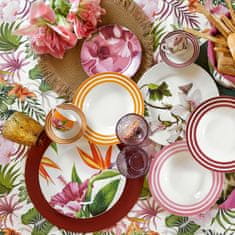 FADE MAISON 18-delni set krožnikov Blooming / več barv / porcelan