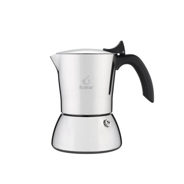 Forever Moka Pots Kafetiera Miss Perla / za 2 skodelici / indukcija / inox