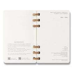 Moleskine Spiralni dnevnik 2025-26 Academic Diary - mehka platnica - L, črna