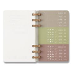 Moleskine Spiralni dnevnik 2025-26 Academic Diary - mehka platnica - L, črna