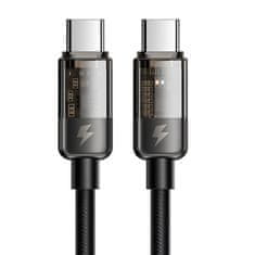 Mcdodo USB-C kabel za USB-C Mcdodo CA-2840, PD 100 W, 1,2 m (črn)