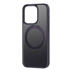 BASEUS Etui z stojakiem Baseus SkyRing 360° za iP 14 Pro + kaljeno steklo in komplet za čiščenje (vijolična)