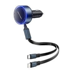Vention Avtomobilski polnilnik Vention FFOB0 USB-C + kabel USB-C/Lightning 30W