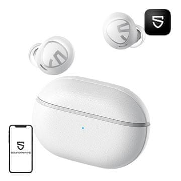 SoundPeats Slušalke TWS Soundpeats Free2 Classic (bele)