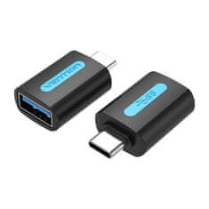 Vention Vention USB adapter CDUB0, USB-C moški na USB 3.0 ženski (črn)